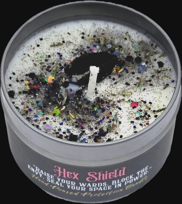 Hex Shield Candle